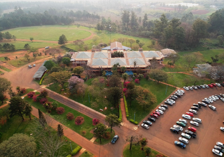 Foto del campus de la UNaM tomada desde un dron